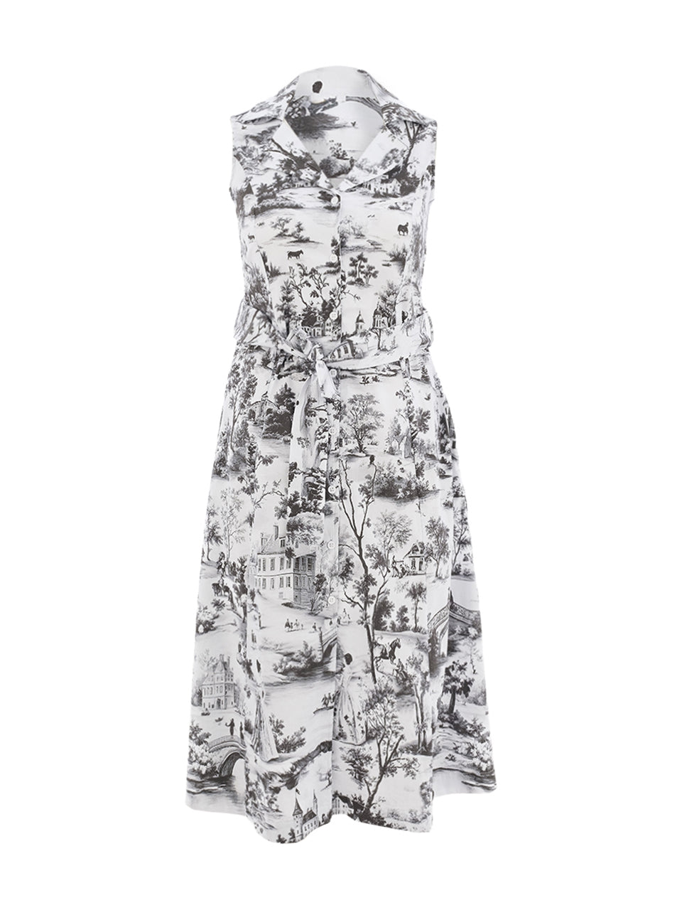 Dolcezza | Sleeveless Shirt Dress Printed | 26112
