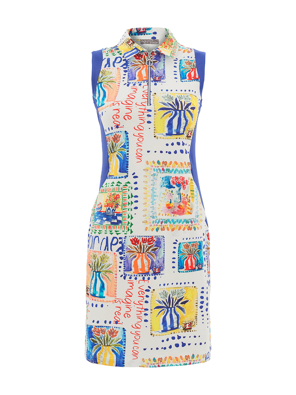 Dolcezza | Sleeveless Print Dress | 26627