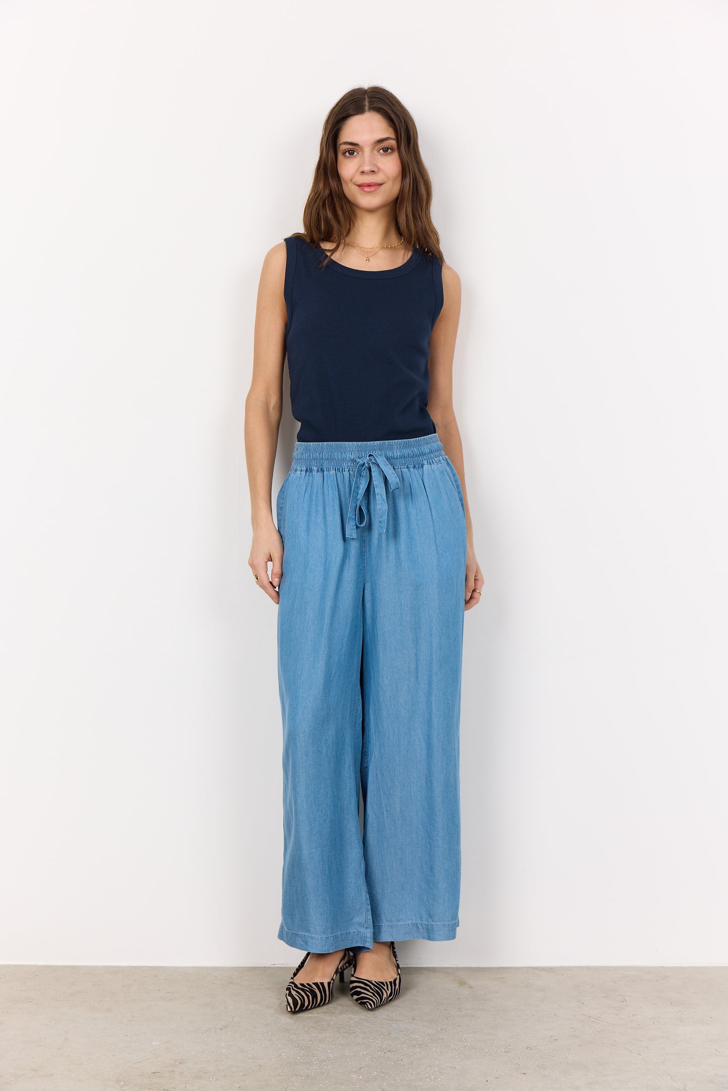Soya Concept | Wide Leg Soft Jeans | SC-LIV 53