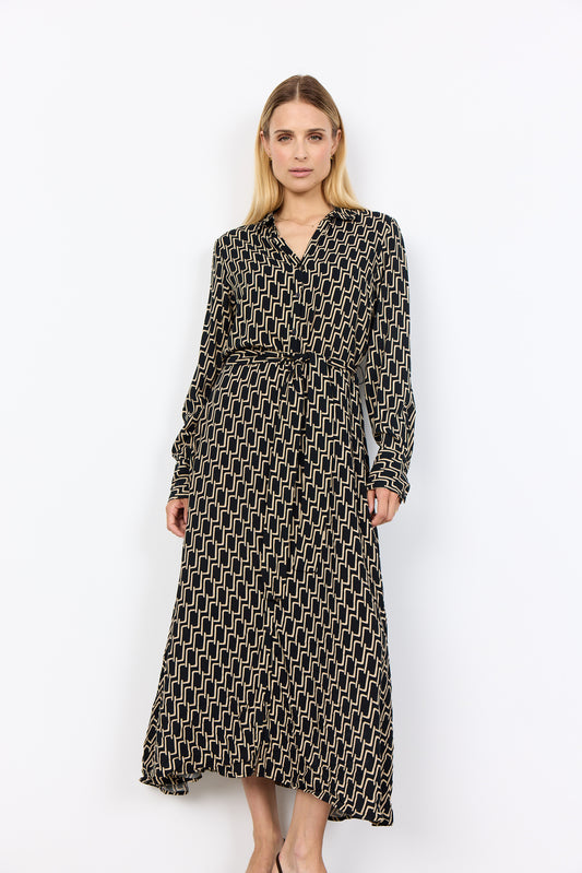 Soya Concept | Long Printed Dress | SC VARLA 3