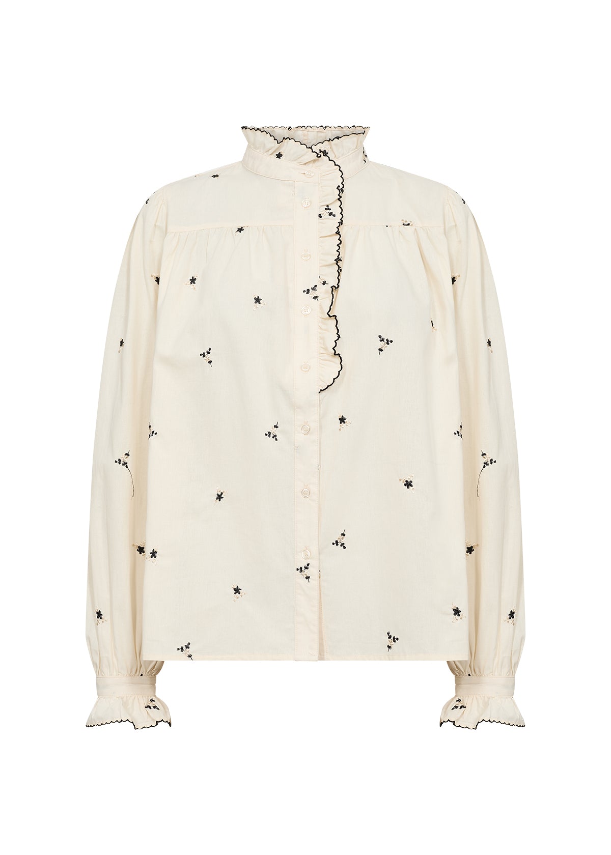 Soya Concept | Floral Embroidered Blouse | SC VIBEN 1