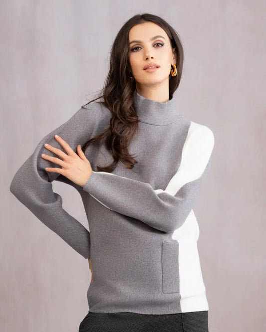 Alison Sheri | Highneck Jumper | A46150