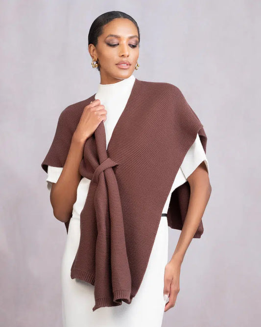Alison Sheri | Knitted Wrap | ASWRAP O/S