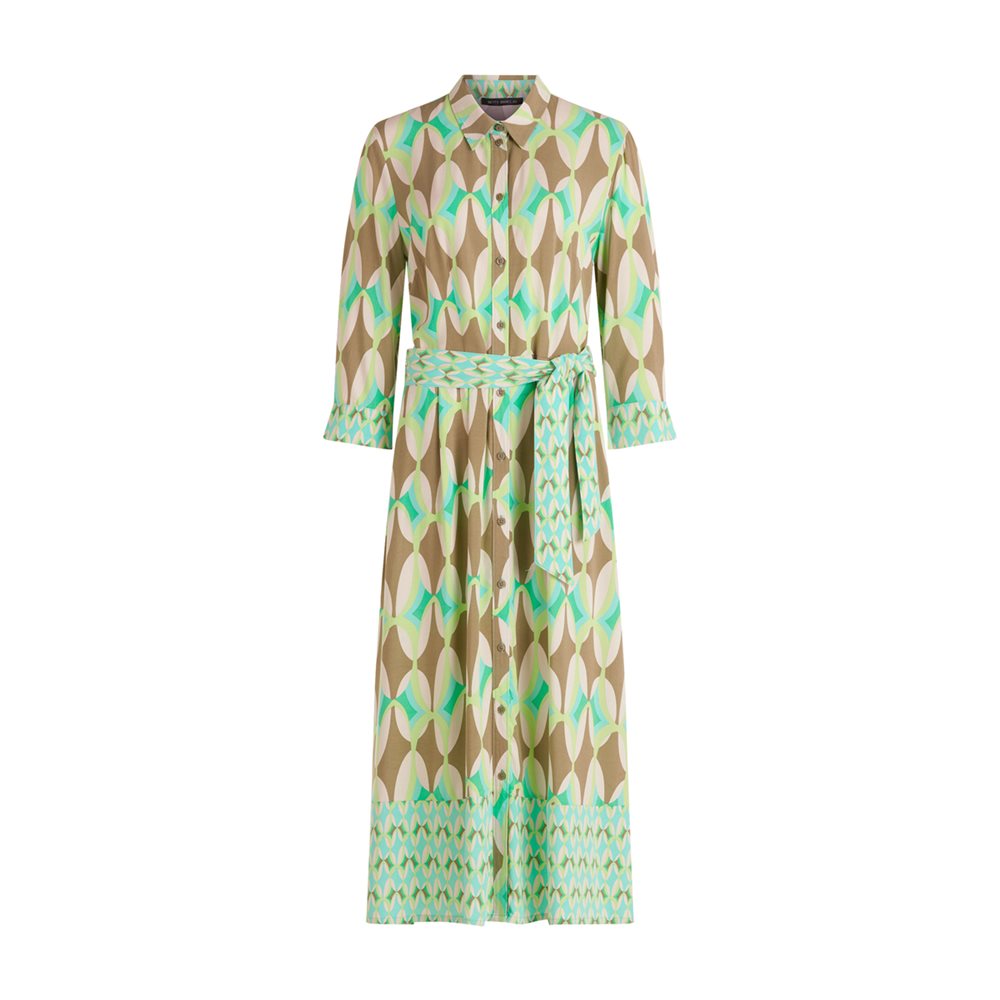 Mid-Sleeved Long Dress - BB25148400348202507