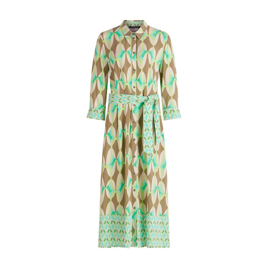 Mid-Sleeved Long Dress - BB25148400348202507