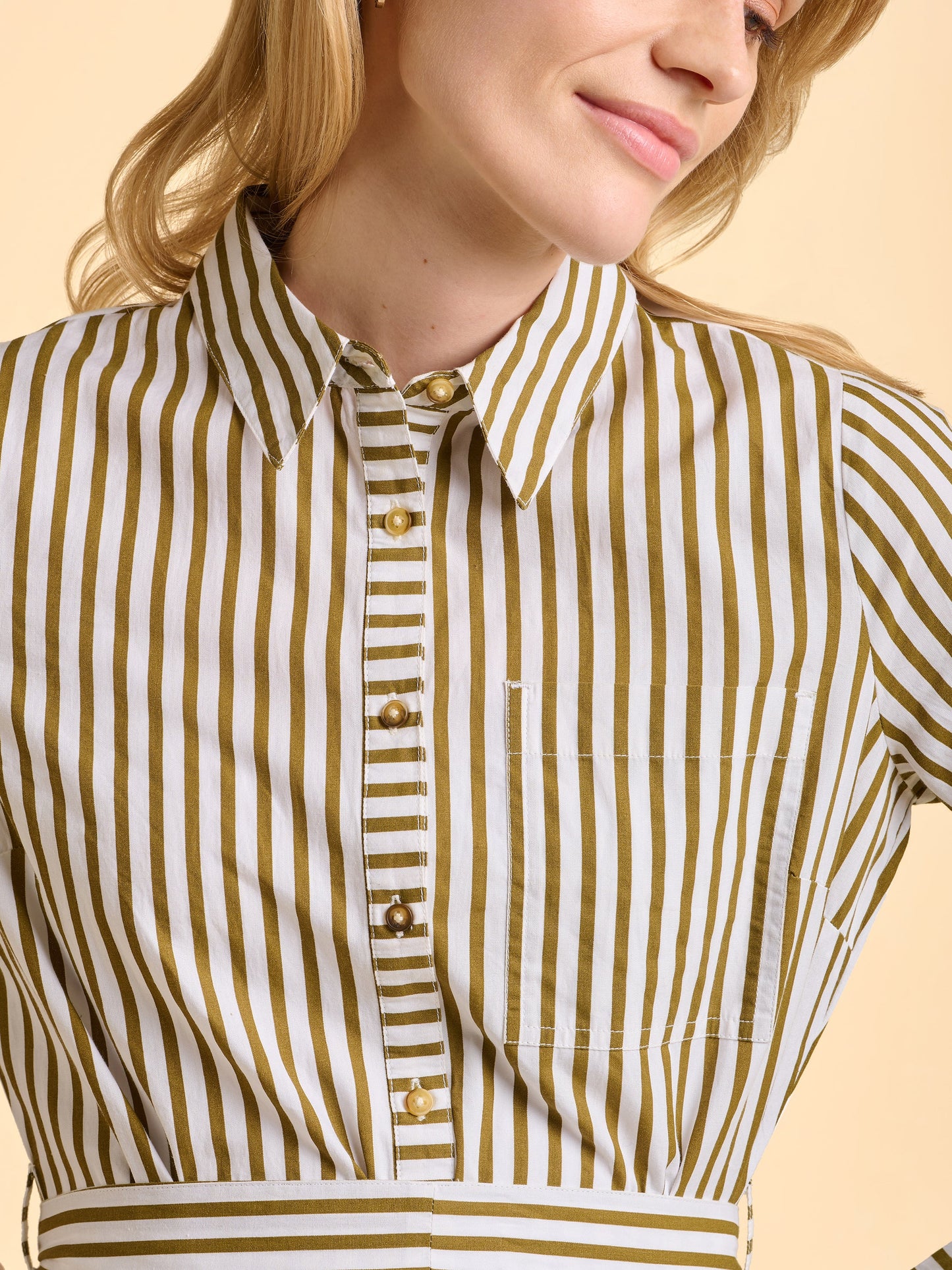 Brakeburn | Shirt Dress Forrest | BBLDRS0013171AW25