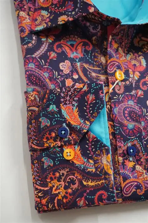Claudio Lugli | Paisley Longsleeved Shirt - CP8010