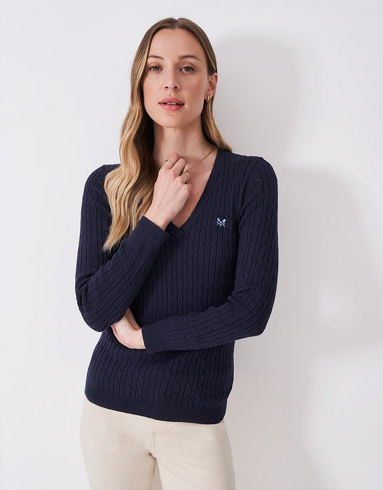 Crew Clothing | Heritage Cable Knit Jumper | WXD009