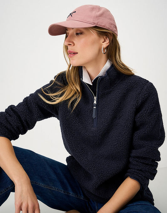 Crew Clothing | Borg Boucle Half Zip | WYF024